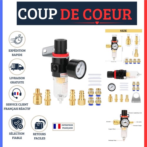 Régulateur pression air - de,