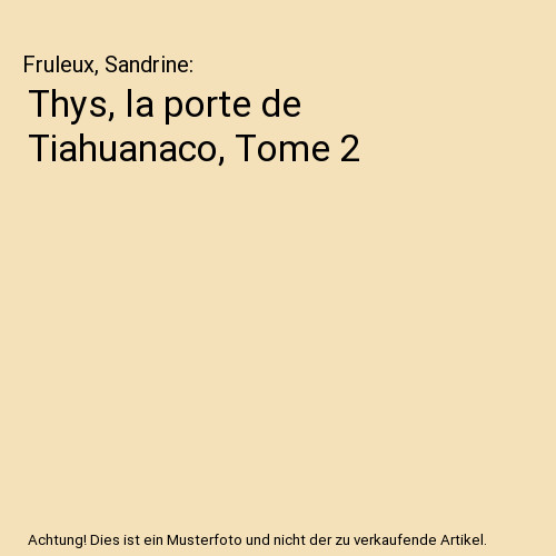 Thys porte de - la,
