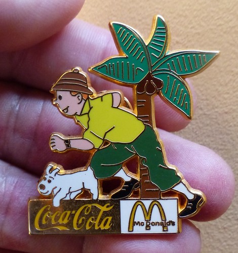 Rare grand pins tintin - pins, et
