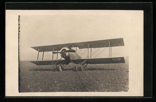 Avion doppeldeckermaschine - ak,