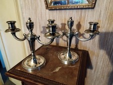 Paire de Chandeliers en Bronze