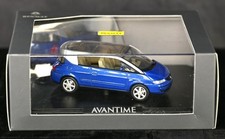 Renault Avantime Blue and Silver 1:43 Diecast Norev mint in box
