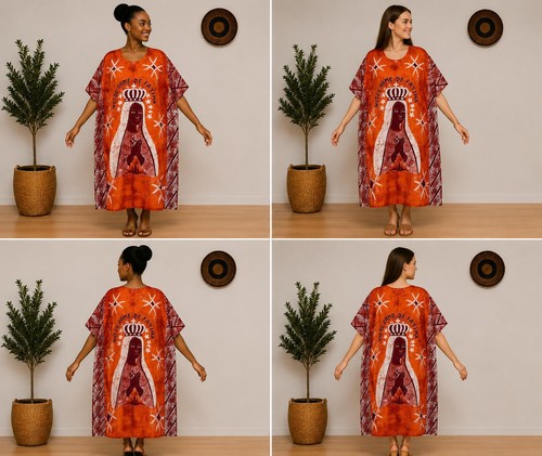 Boubou femme batik wax bassam - batik,