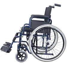 Fauteuil Roulant Pliable Autopropulsé En Métal