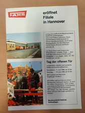 Fahr branch Hanover tractor brochure brochure M1