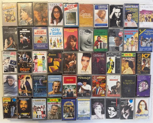 Lot cassette musique k7 - de, 50