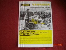  VERMEER LS 100 4/1977 BOOK SPLITTER ADVERTISING PROSPECTUS