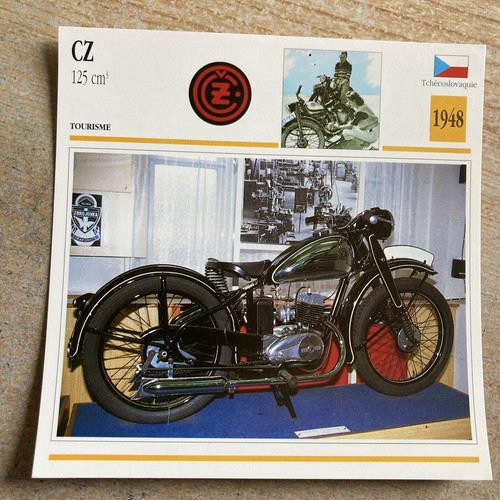 125 cm3 1948 carte - cz, moto