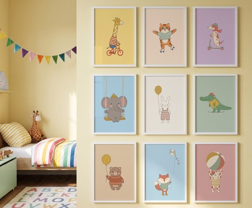 Lot poster enfant affiche a4 - poster,