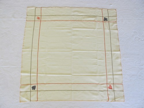 Tablecloth card table - tablecloth, bridge