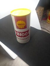 Bidon Huile Ancien Shell X 100