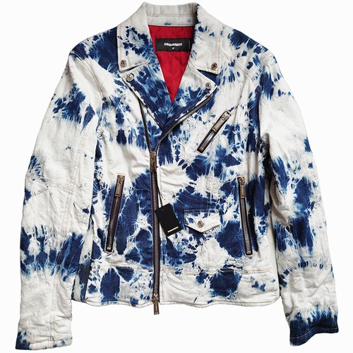 Dsquared2 jean jacket tie - jacket, dye