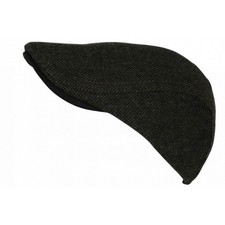 Béret Casquette Plate Noire