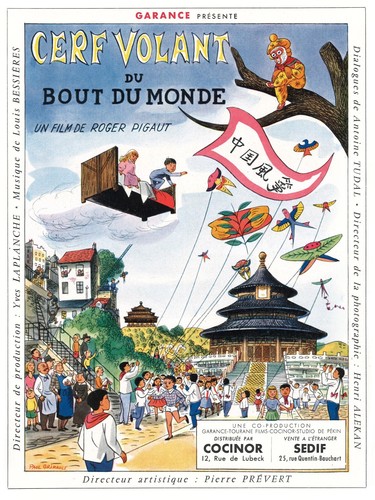Cerf volant bout monde - cerf,