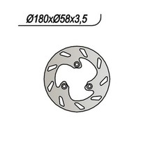 DISQUE DE FREIN FIXE NG Pour