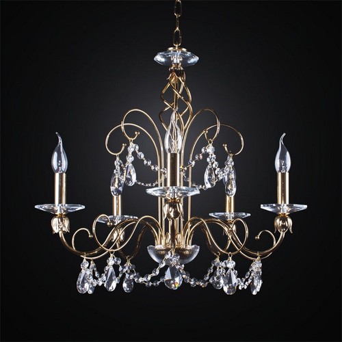 Lustre fer forgé cristal - forgé, a