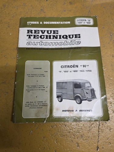 Revue technique citroën type - technique,