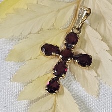 Petite Croix Vintage En Laiton