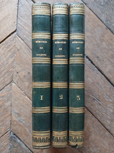 Goldoni mémoires pour - pour, servir