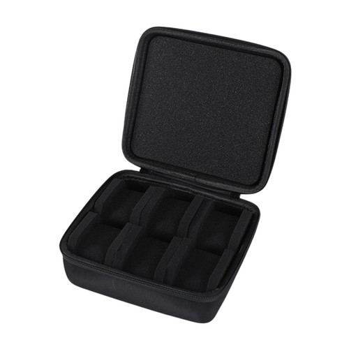 Boîte montres noire 6 - boîte, à