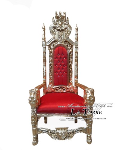 Trône roi avec - trône,