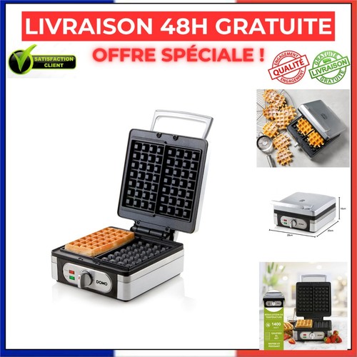 Domo do9047w gaufrier - domo, 1400w