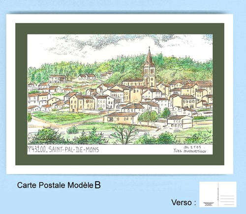 43200 carte postale - b,