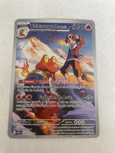 Carte pokémon volcaropod - carte, de