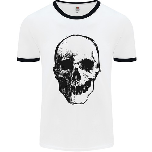 Shirt ringer homme crâne - t-shirt,