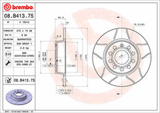 BREMBO 2x Disques de Frein Ø
