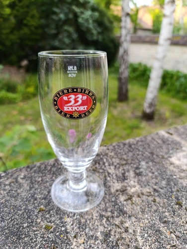 Lot verres bière 33 - 6, à