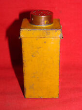 Antique canvas sprinkler copper cap box