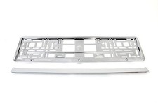Support de plaque d'immatriculation chrome Porte-plaque d'immatriculation