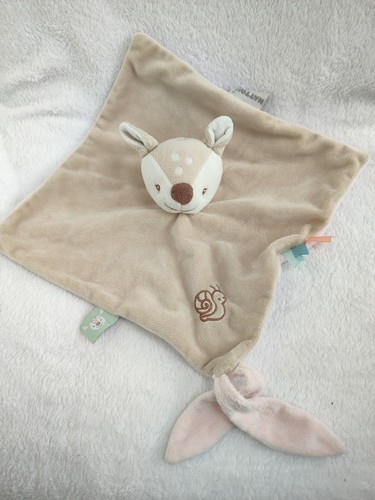 Doudou plat faon biche - faon, nattou