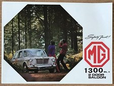 MG 1300 Mk II Car Sales Brochure May 1969 #2587/B