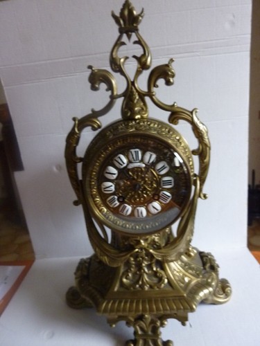 Horloge pendule bronze - horloge, en