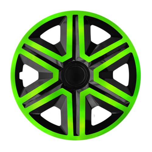 Enjoliveurs noir vert - enjoliveurs, noir-vert