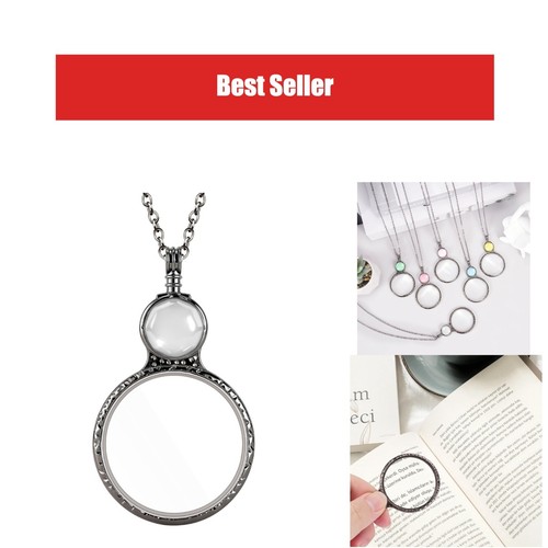 Collier loupe grossissante x10 - collier,