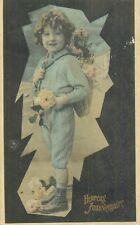 HAPPY BIRTHDAY BOY CP WITH FLOWER HOOD - 60515