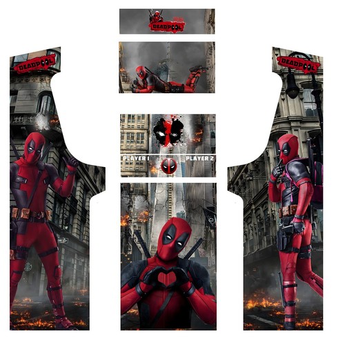Stickers dead pool pour - , borne