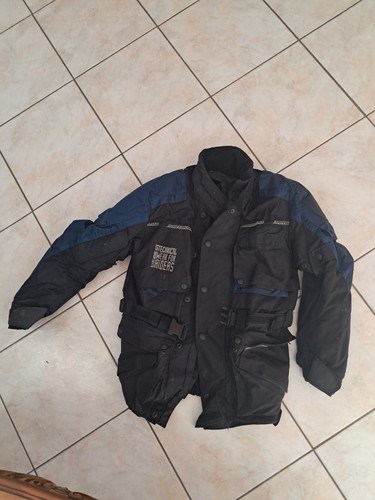 Veste moto hivers femme - , noir