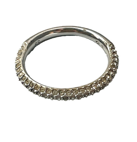 Swarovski bague métal rhodié - métal,