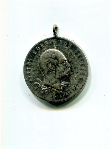 Medal albert king - saxony, 25