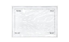 KARTELL DUNE BIG RECTANGULAR TRAY 55x38cm PPMA CLEAR CRYSTAL 1210/B4