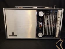Vintage Grundig Transistor 3000 Ocean Boy MW/FM/LW/SW Radio w/Plug WORKS