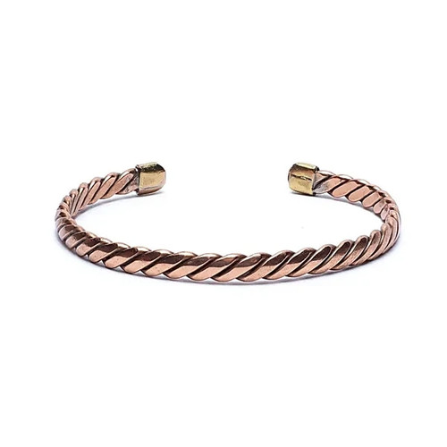 Bracelet cuivre torsadé - bracelet,