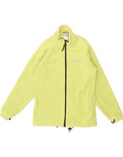 JACK WOLFSKIN Womens Loose Fit Fleece Jacket UK 10 Small Green Polyester CI05