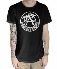Crass Anarchie & Paix T Shirt - Punk Hardcore Anarchiste Symbole