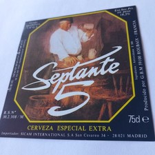 Etiquette bière Septante 5