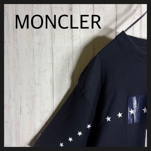 Shirt moncler noir imprimé - moncler,